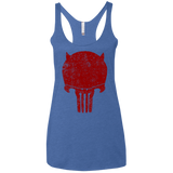 T-Shirts Vintage Royal / X-Small Punishurdock Women's Triblend Racerback Tank