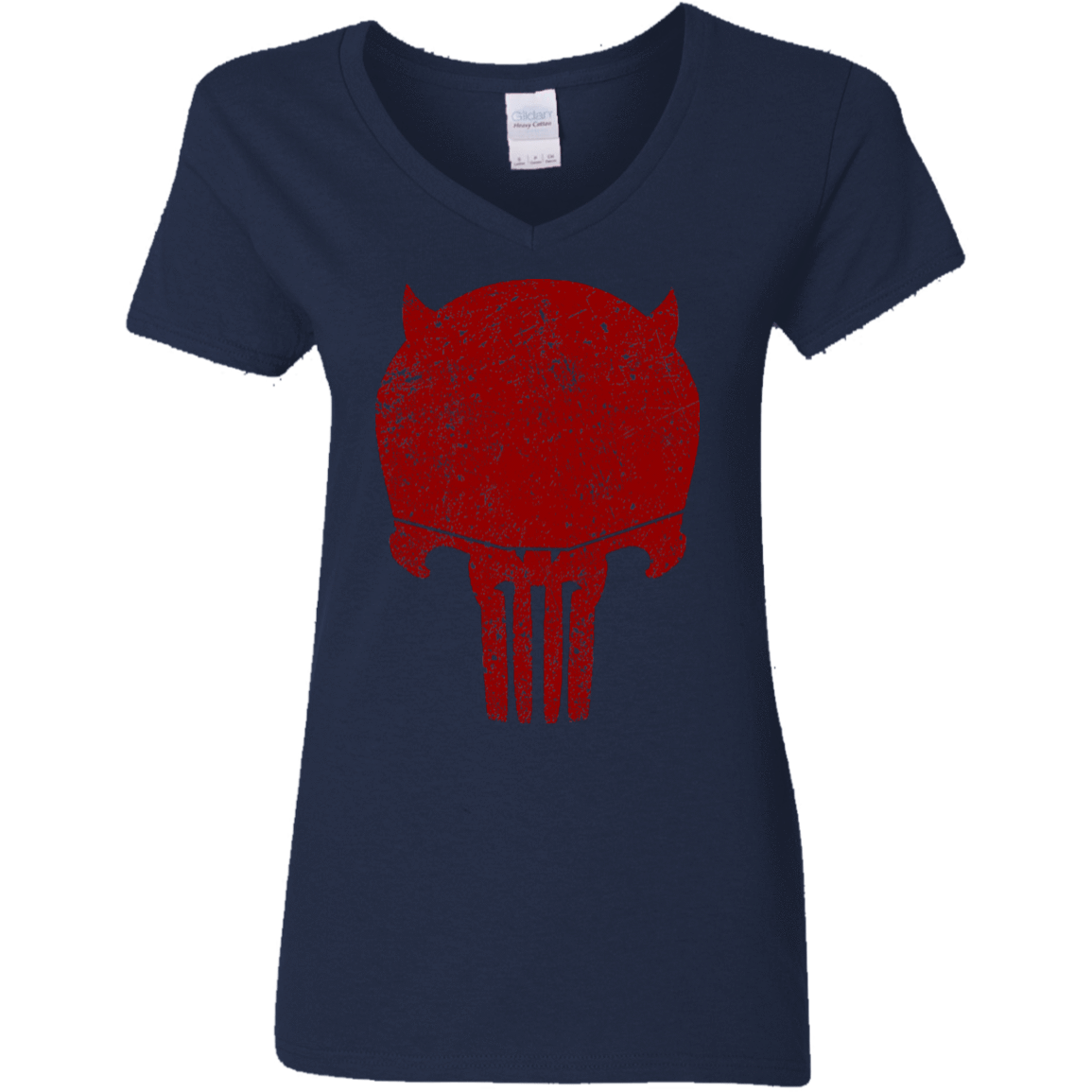 T-Shirts Navy / S Punishurdock Women's V-Neck T-Shirt