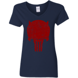 T-Shirts Navy / S Punishurdock Women's V-Neck T-Shirt