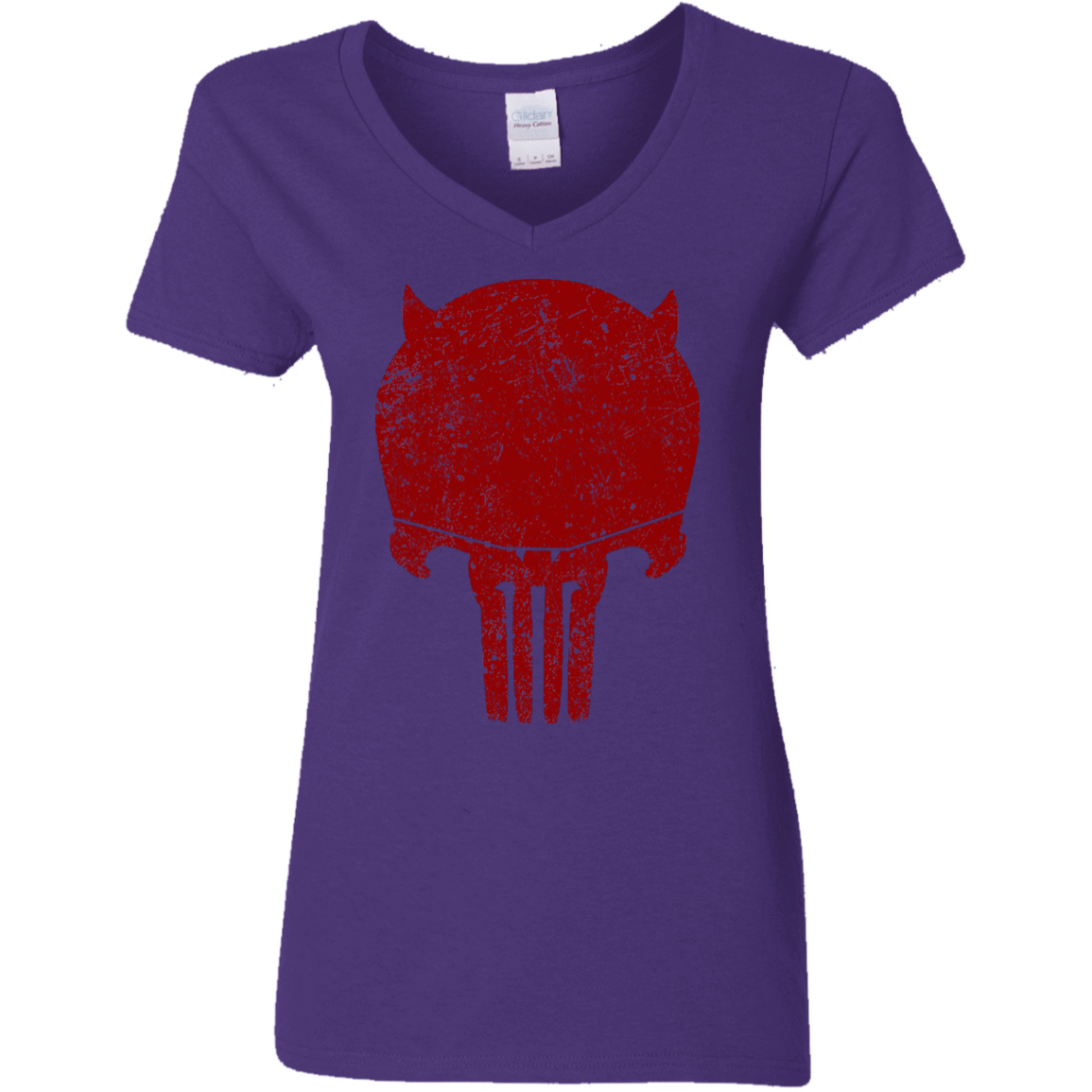 T-Shirts Purple / S Punishurdock Women's V-Neck T-Shirt