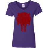 T-Shirts Purple / S Punishurdock Women's V-Neck T-Shirt