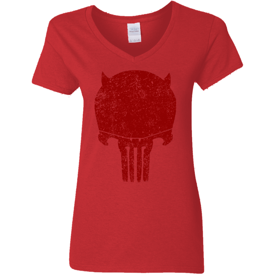 T-Shirts Red / S Punishurdock Women's V-Neck T-Shirt