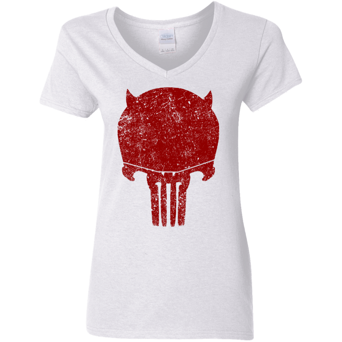 T-Shirts White / S Punishurdock Women's V-Neck T-Shirt