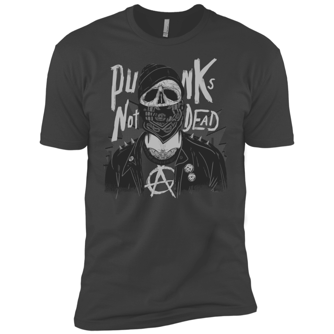 T-Shirts Heavy Metal / YXS PUNK SKULL Boys Premium T-Shirt