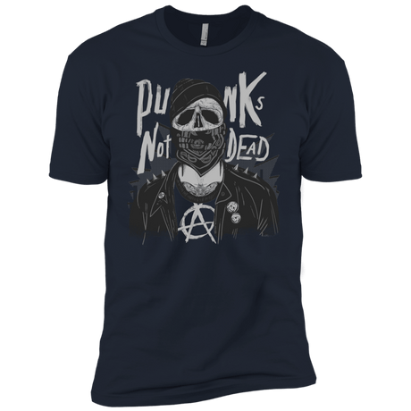 T-Shirts Midnight Navy / YXS PUNK SKULL Boys Premium T-Shirt