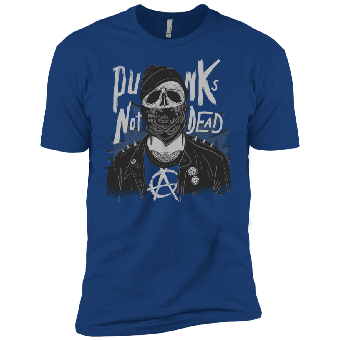 T-Shirts Royal / YXS PUNK SKULL Boys Premium T-Shirt