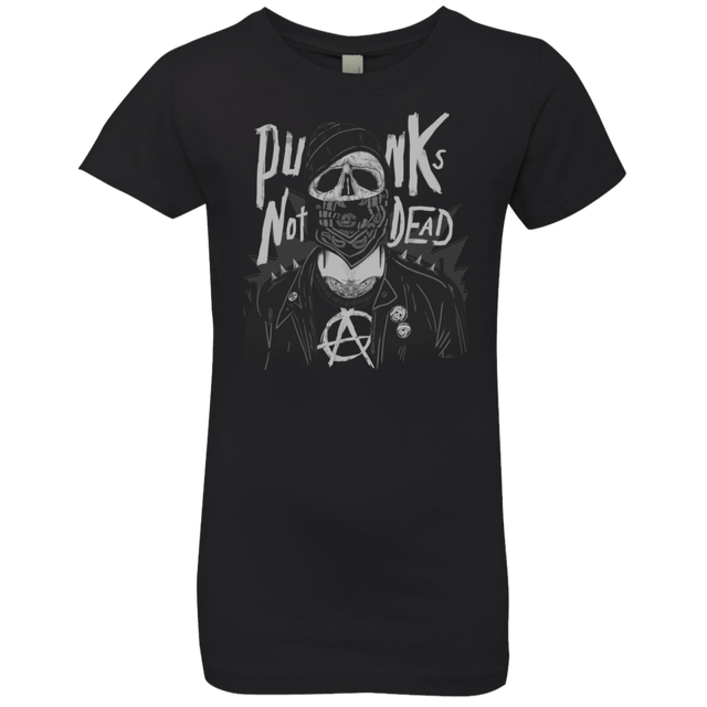 T-Shirts Black / YXS PUNK SKULL Girls Premium T-Shirt