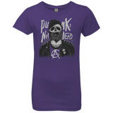 T-Shirts Purple Rush / YXS PUNK SKULL Girls Premium T-Shirt