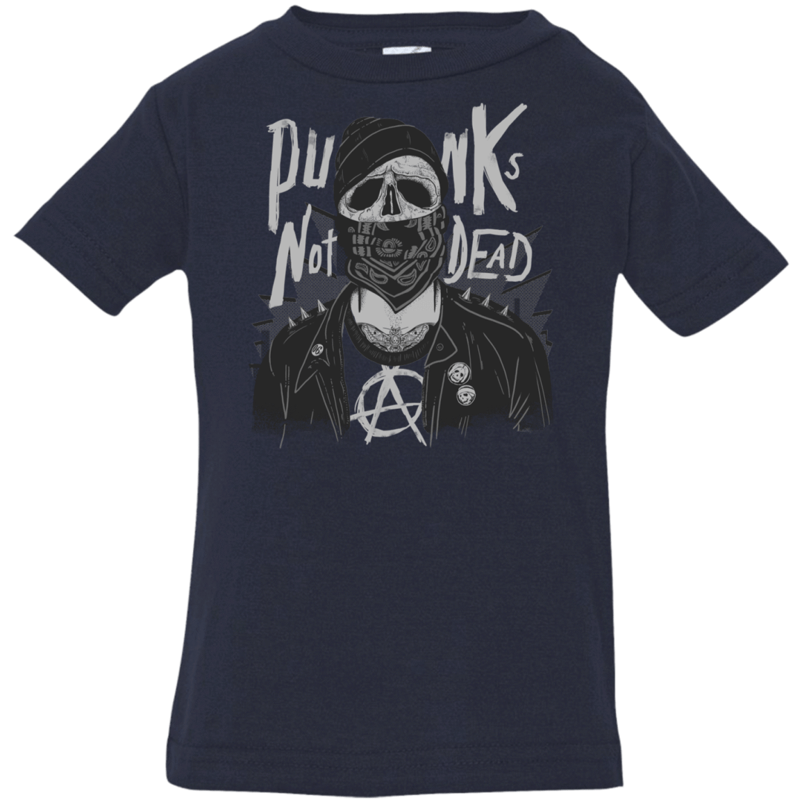 T-Shirts Navy / 6 Months PUNK SKULL Infant Premium T-Shirt