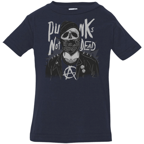T-Shirts Navy / 6 Months PUNK SKULL Infant Premium T-Shirt