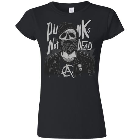 T-Shirts Black / S PUNK SKULL Junior Slimmer-Fit T-Shirt
