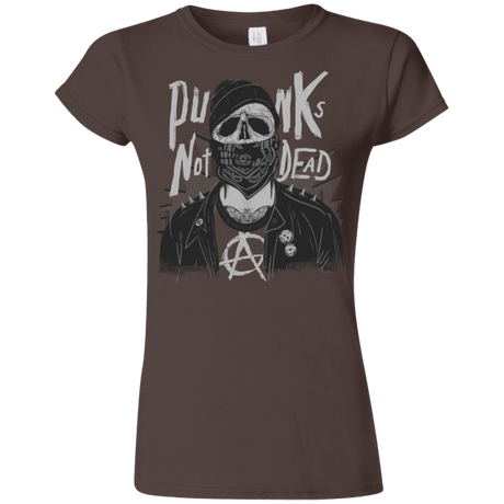 T-Shirts Dark Chocolate / S PUNK SKULL Junior Slimmer-Fit T-Shirt