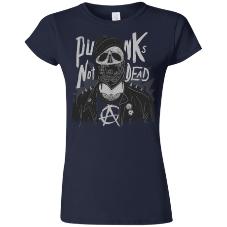 T-Shirts Navy / S PUNK SKULL Junior Slimmer-Fit T-Shirt