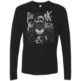T-Shirts Black / S PUNK SKULL Men's Premium Long Sleeve