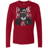 T-Shirts Cardinal / S PUNK SKULL Men's Premium Long Sleeve