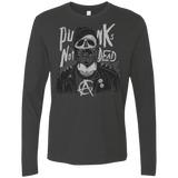 T-Shirts Heavy Metal / S PUNK SKULL Men's Premium Long Sleeve