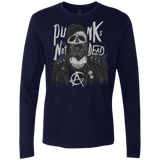 T-Shirts Midnight Navy / S PUNK SKULL Men's Premium Long Sleeve