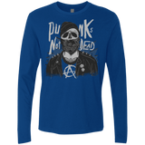 T-Shirts Royal / S PUNK SKULL Men's Premium Long Sleeve