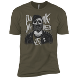 T-Shirts Military Green / X-Small PUNK SKULL Men's Premium T-Shirt