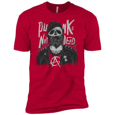 T-Shirts Red / X-Small PUNK SKULL Men's Premium T-Shirt