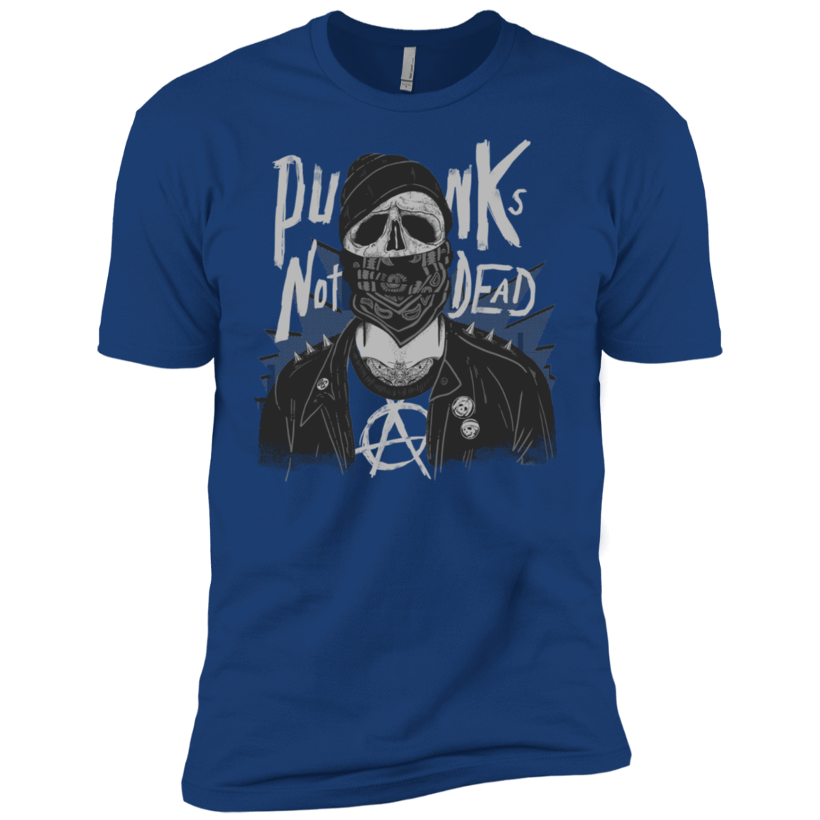 T-Shirts Royal / X-Small PUNK SKULL Men's Premium T-Shirt