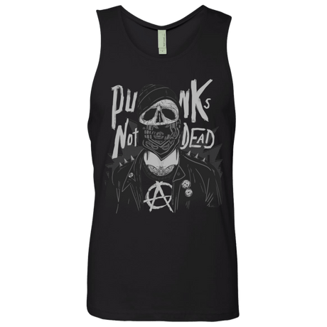 T-Shirts Black / S PUNK SKULL Men's Premium Tank Top