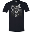 T-Shirts Black / X-Small PUNK SKULL Men's Semi-Fitted Softstyle