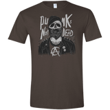 T-Shirts Dark Chocolate / S PUNK SKULL Men's Semi-Fitted Softstyle