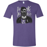 T-Shirts Heather Purple / S PUNK SKULL Men's Semi-Fitted Softstyle
