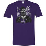 T-Shirts Purple / S PUNK SKULL Men's Semi-Fitted Softstyle