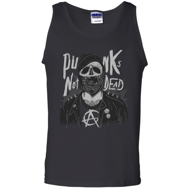 T-Shirts Black / S PUNK SKULL Men's Tank Top