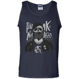 T-Shirts Navy / S PUNK SKULL Men's Tank Top