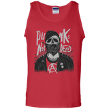 T-Shirts Red / S PUNK SKULL Men's Tank Top