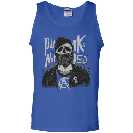 T-Shirts Royal / S PUNK SKULL Men's Tank Top