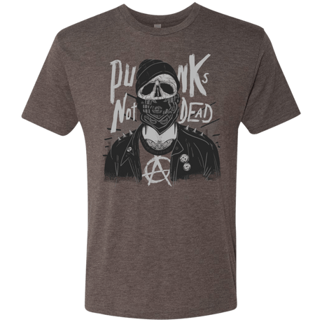 T-Shirts Macchiato / S PUNK SKULL Men's Triblend T-Shirt