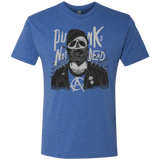 T-Shirts Vintage Royal / S PUNK SKULL Men's Triblend T-Shirt