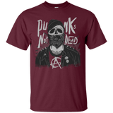 T-Shirts Maroon / S PUNK SKULL T-Shirt