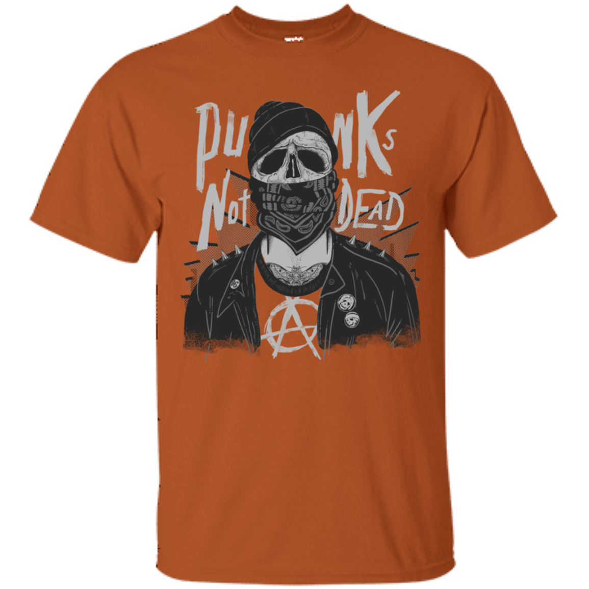 T-Shirts Texas Orange / S PUNK SKULL T-Shirt