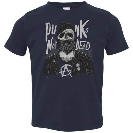 T-Shirts Navy / 2T PUNK SKULL Toddler Premium T-Shirt