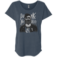 T-Shirts Indigo / X-Small PUNK SKULL Triblend Dolman Sleeve