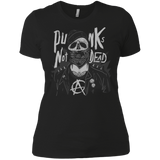 T-Shirts Black / X-Small PUNK SKULL Women's Premium T-Shirt