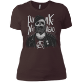 T-Shirts Dark Chocolate / X-Small PUNK SKULL Women's Premium T-Shirt