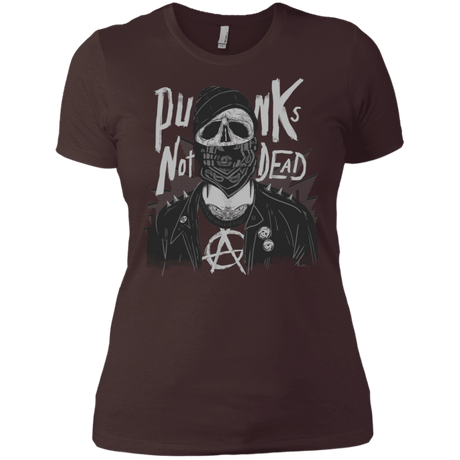 T-Shirts Dark Chocolate / X-Small PUNK SKULL Women's Premium T-Shirt