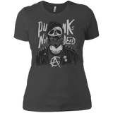 T-Shirts Heavy Metal / X-Small PUNK SKULL Women's Premium T-Shirt