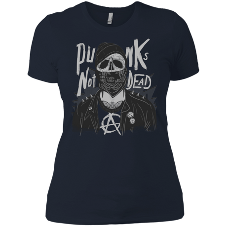 T-Shirts Midnight Navy / X-Small PUNK SKULL Women's Premium T-Shirt