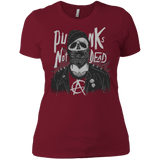 T-Shirts Scarlet / S PUNK SKULL Women's Premium T-Shirt