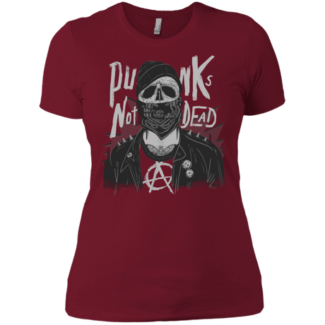 T-Shirts Scarlet / S PUNK SKULL Women's Premium T-Shirt