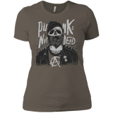 T-Shirts Warm Grey / X-Small PUNK SKULL Women's Premium T-Shirt