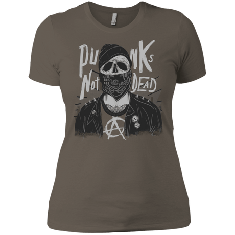 T-Shirts Warm Grey / X-Small PUNK SKULL Women's Premium T-Shirt