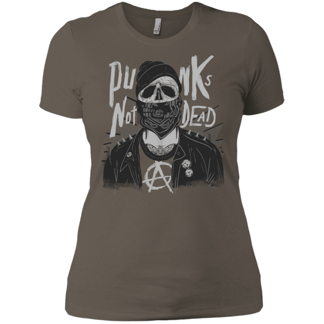 T-Shirts Warm Grey / X-Small PUNK SKULL Women's Premium T-Shirt